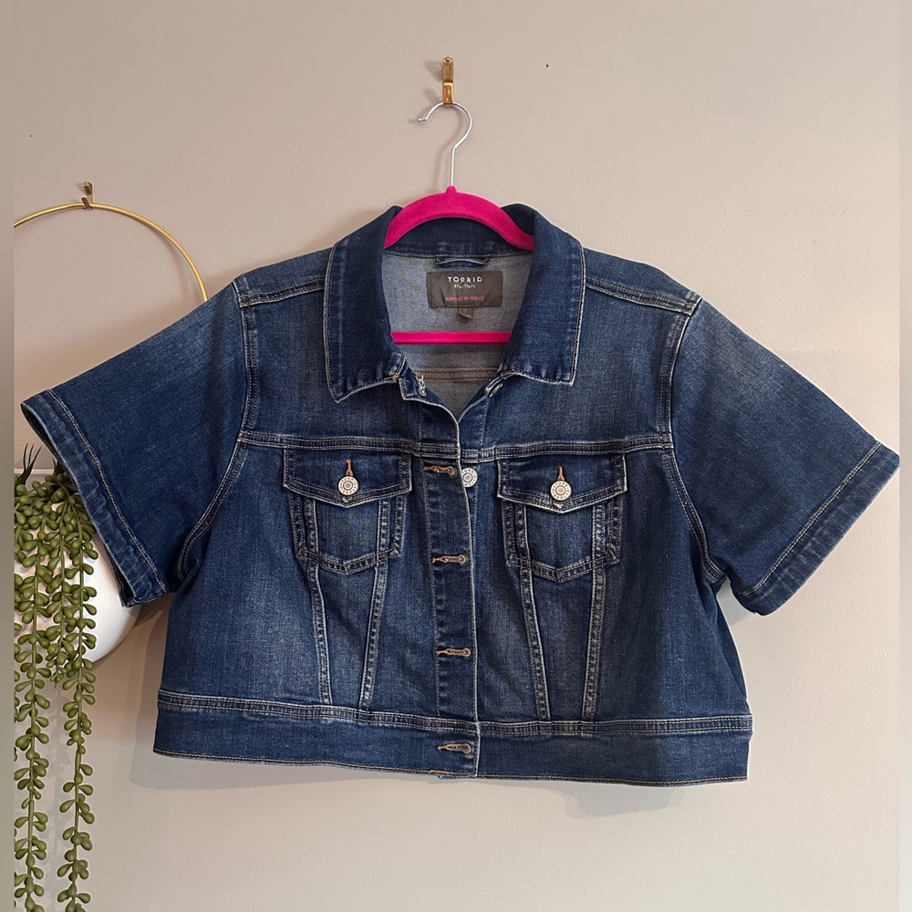 Torrid bolero Jean jacket size 2
